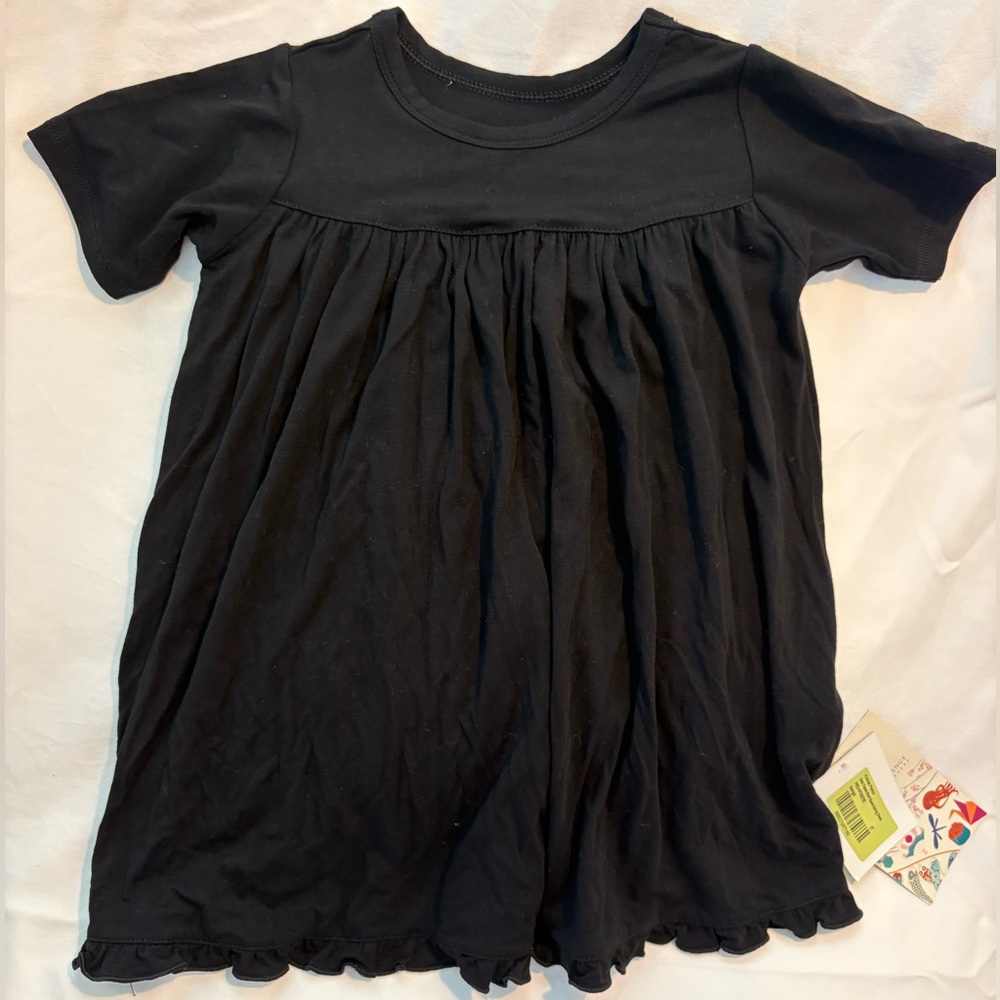 Kickee Pants Black Casual Girls Dress 2T - NWT